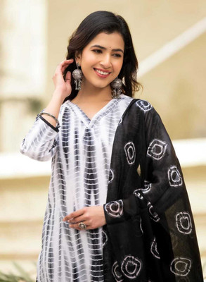 HOLY STAR WORLD Printed Kurta, Trouser/Pant & Dupatta Set