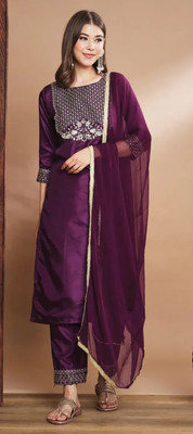 Priyashi Women Kurti Pant Dupatta Set