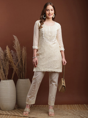 berrylicious Women Ethnic Top Pant Set