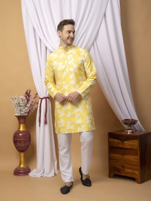 Hangup Men Kurta Pyjama Set