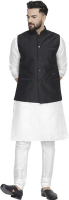 B BEN Men Kurta Pyjama Ethnic Jacket Set