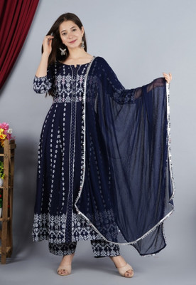 ss creation Women Kurti Pant Dupatta Set