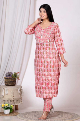 Anvay Creation Women Kurta Pant Set