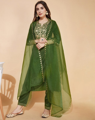 Samah Women Kurta Pant Dupatta Set
