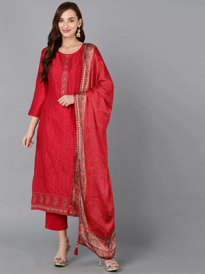 AHIKA Women Kurta Pant Dupatta Set
