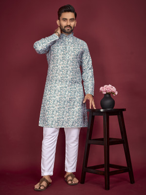 HIKNOCK FASHION Men Kurta Pyjama Set