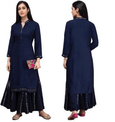 HELWIN DESIGNER Women Kurta Palazzo Set