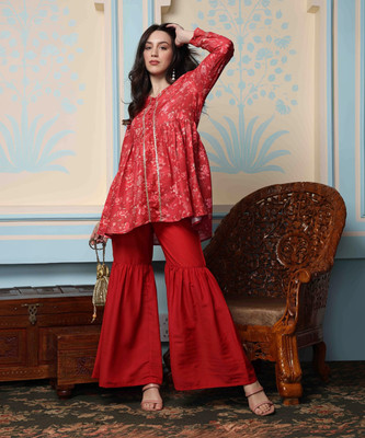 Ishin Women Kurti Pant Set