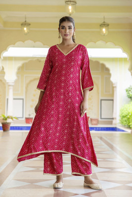 mokshi Women Kurta Palazzo Set
