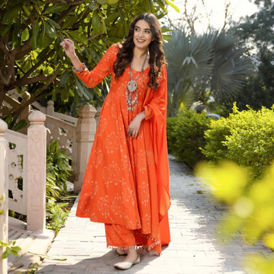 Saabhi Women Kurta Palazzo Dupatta Set