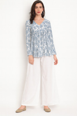 CLANGER Women Kurti Palazzo Set
