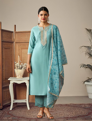 HERE&NOW Women Kurta Pant Dupatta Set