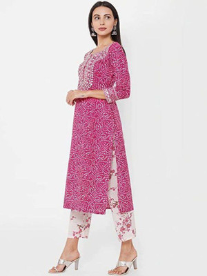 MID CREATION Women Kurta Pant Set