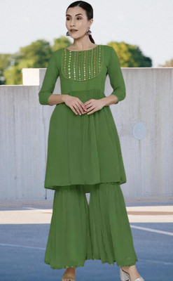 Imlie Women Kurta Sharara Set