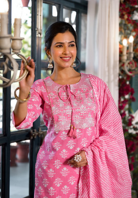 MIRCHI FASHION Women Kurta Pant Dupatta Set