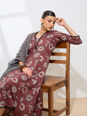 Saanjh Women Kurta Pant Dupatta Set