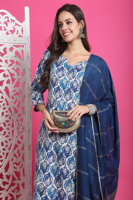 Rajnandini Printed Kurta, Trouser/Pant & Dupatta Set