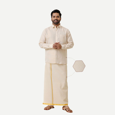 Uathayam Men Shirt Dhoti Set