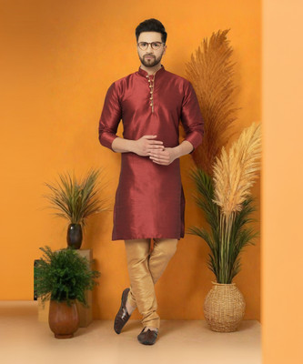 LEMONX Men Kurta Pyjama Set