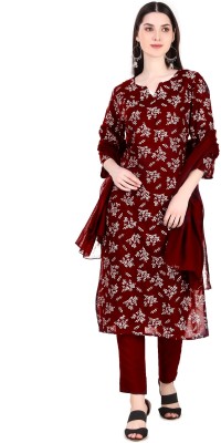 GPNTI Women Kurta Pant Dupatta Set