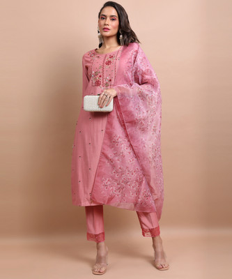 Vishudh Women Kurta Pant Dupatta Set