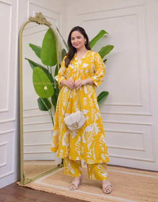 Galol Women Kurta Palazzo Set