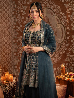 satygeet Women Kurta Palazzo Set