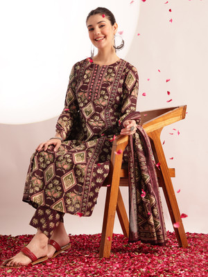 VBUYZ Women Kurta Pant Dupatta Set