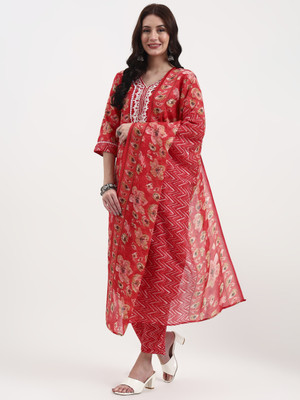 Yufta Women Kurta Pant Dupatta Set