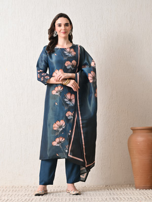 Hariks Women Kurta Pant Dupatta Set