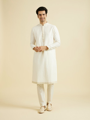 MANYAVAR Men Kurta Pyjama Set
