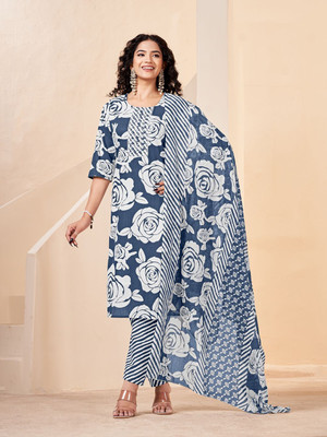 Banwaree Women Kurti Pant Dupatta Set