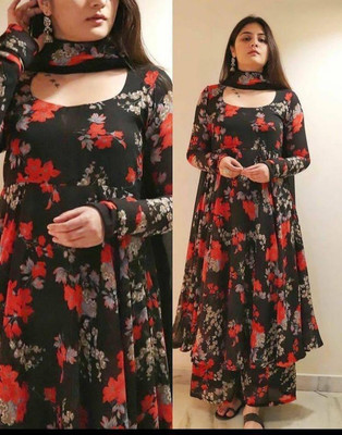 fivaniyo trends Women Kurta Palazzo Dupatta Set