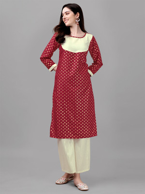 PIRUZA Women Kurti Palazzo Set