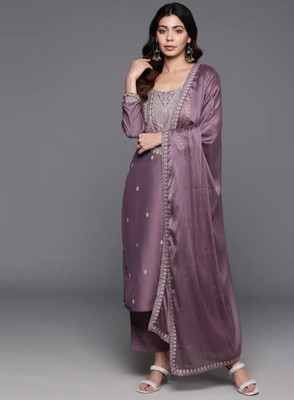 JENSI FASHION Embroidered Kurta, Trouser/Pant & Dupatta Set