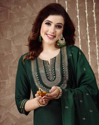 Skylee Women Kurta Pant Dupatta Set