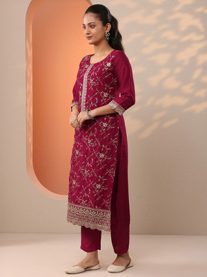 LIBAS Women Kurta Pant Dupatta Set