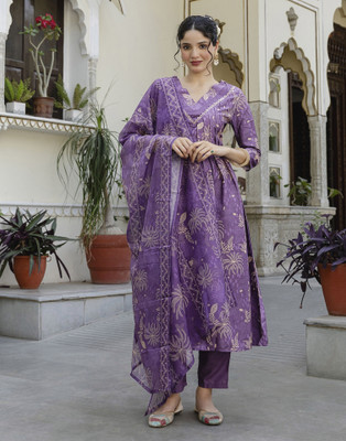 NAVLIK Women Kurta Pant Dupatta Set