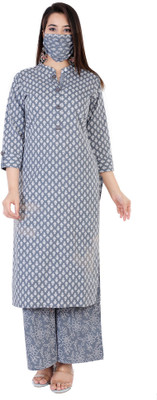 JC4U Women Kurta Palazzo Set