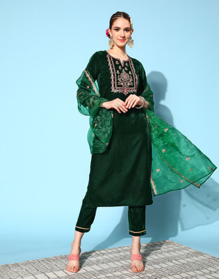 Skylee Women Kurta Pant Dupatta Set