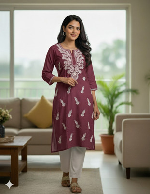 Hahatcloset Women Kurti Pant Set