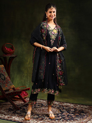 berrylicious Women Kurta Pant Dupatta Set