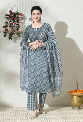 Akii's Women Kurta Pant Dupatta Set