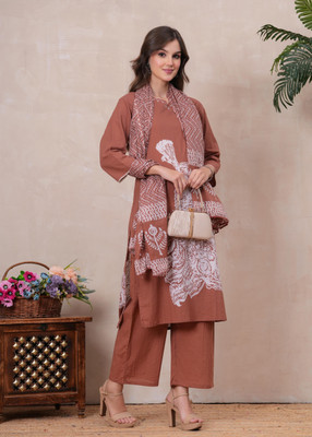 Highlight fashion export Women Kurta Pant Dupatta Set
