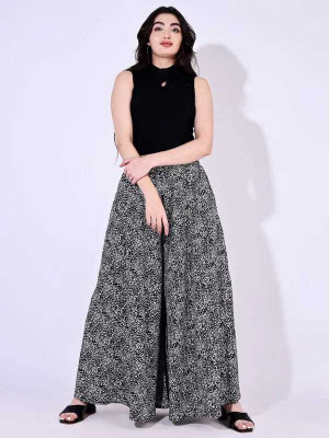 Trilok Women Ethnic Top Palazzo Set