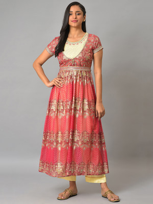 Aurelia Women Kurta Pant Ethnic Jacket Set