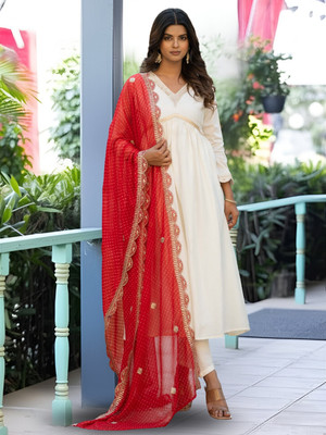 NAVLIK Women Kurta Pant Dupatta Set