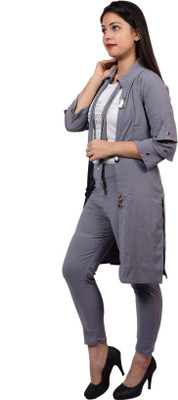 PERFECTPIVOT Women Pant Ethnic Jacket Set