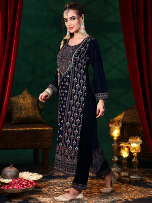 LIBAS Women Kurta Skirt Dupatta Set
