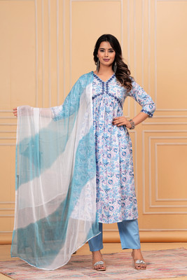 Light Daisy Women Kurta Pant Dupatta Set